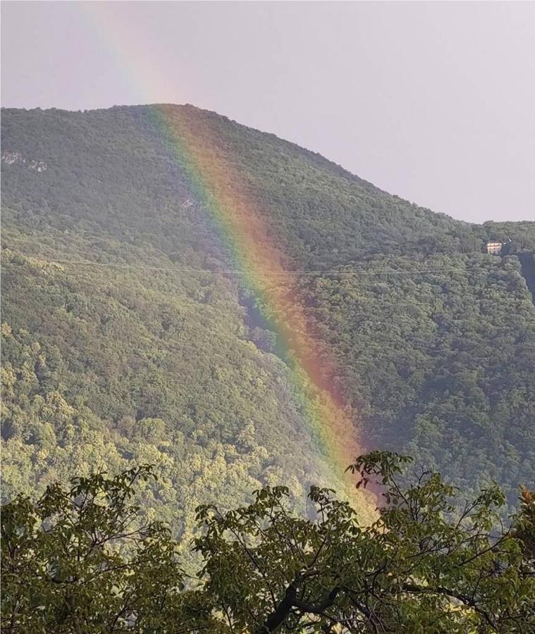 Auf Dem Regenbogen Apartment Morcote Bagian luar foto